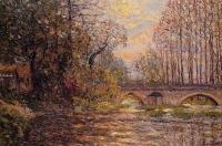 Maufra, Maxime - Sunset on the Loir, Lavardin